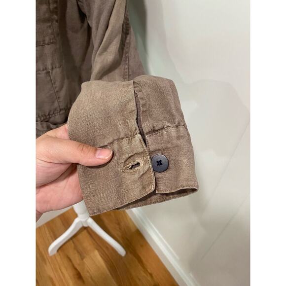 Bleu De Cocagne Linen Work Jacket - Picture 5 of 12